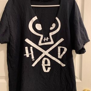 Hed PE tshirt custom distressed